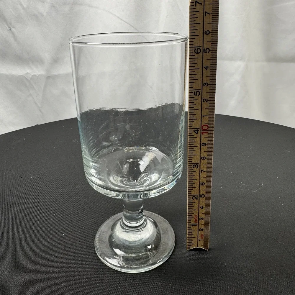 Vintage Libbey Clear Glass Water Wine Goblet 5